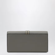 Chloé Grey Alphabet flap wallet in grained leather