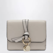Chloé Alphabet small trifold wallet in light grey