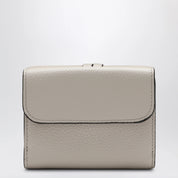 Chloé Alphabet small trifold wallet in light grey