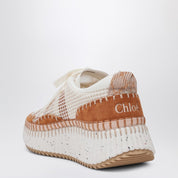 Chloé Natural Nama trainer in recycled nylon