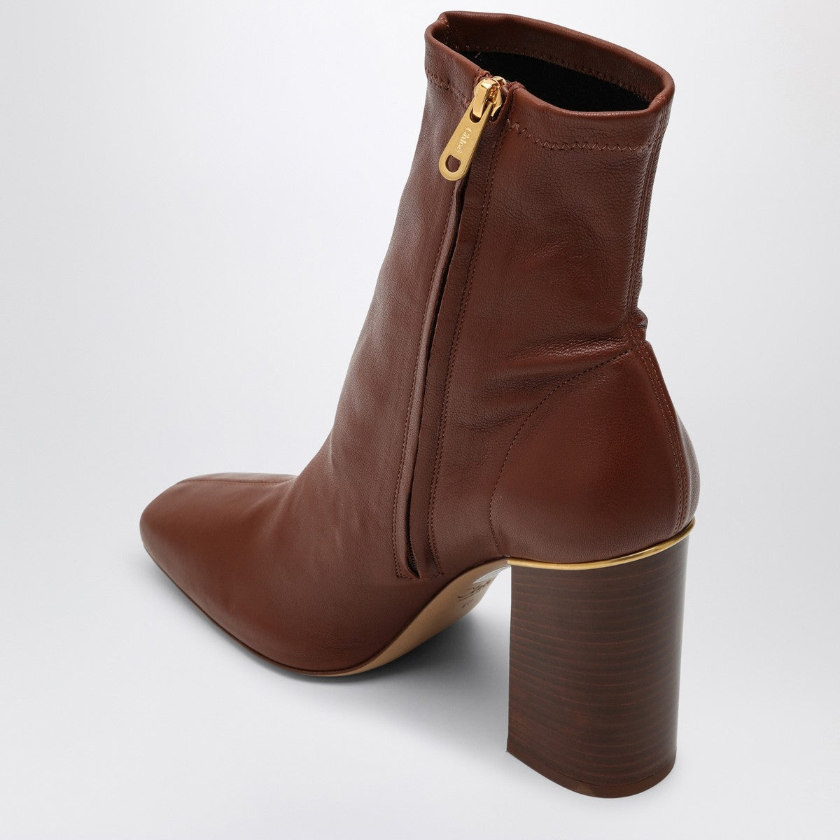 Chloé Cognac-coloured Ambre ankle boot