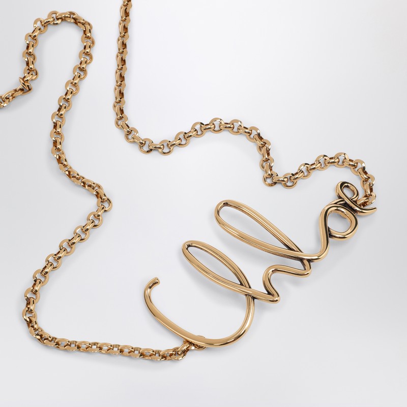 Petite ceinture Chloé Iconic en métal doré