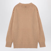 Chloé Nude cashmere and cotton oversized jumper