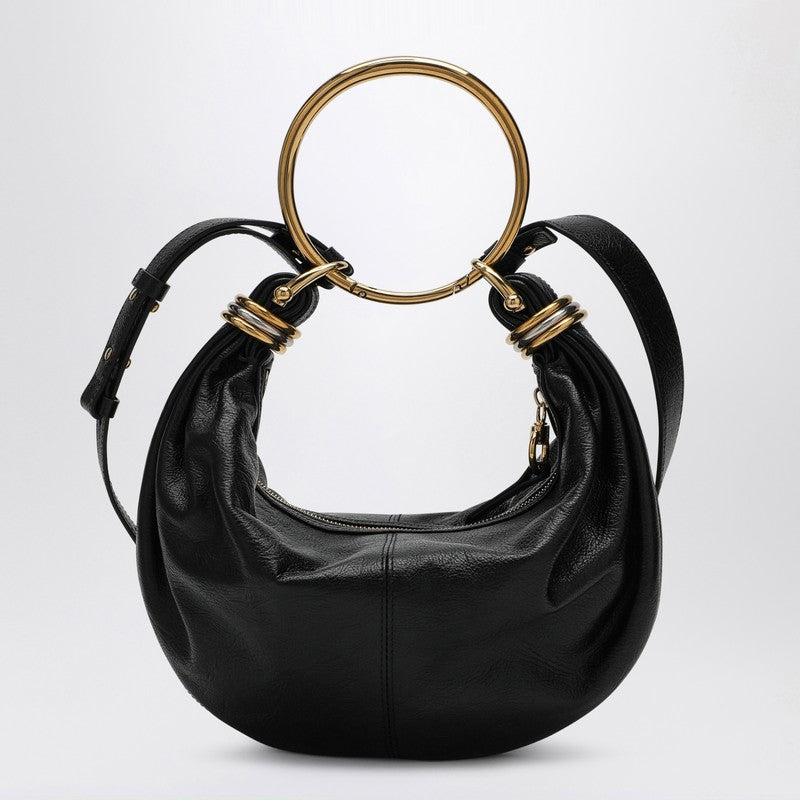 Chloé Small Bracelet Hobo bag in glossy calf leather