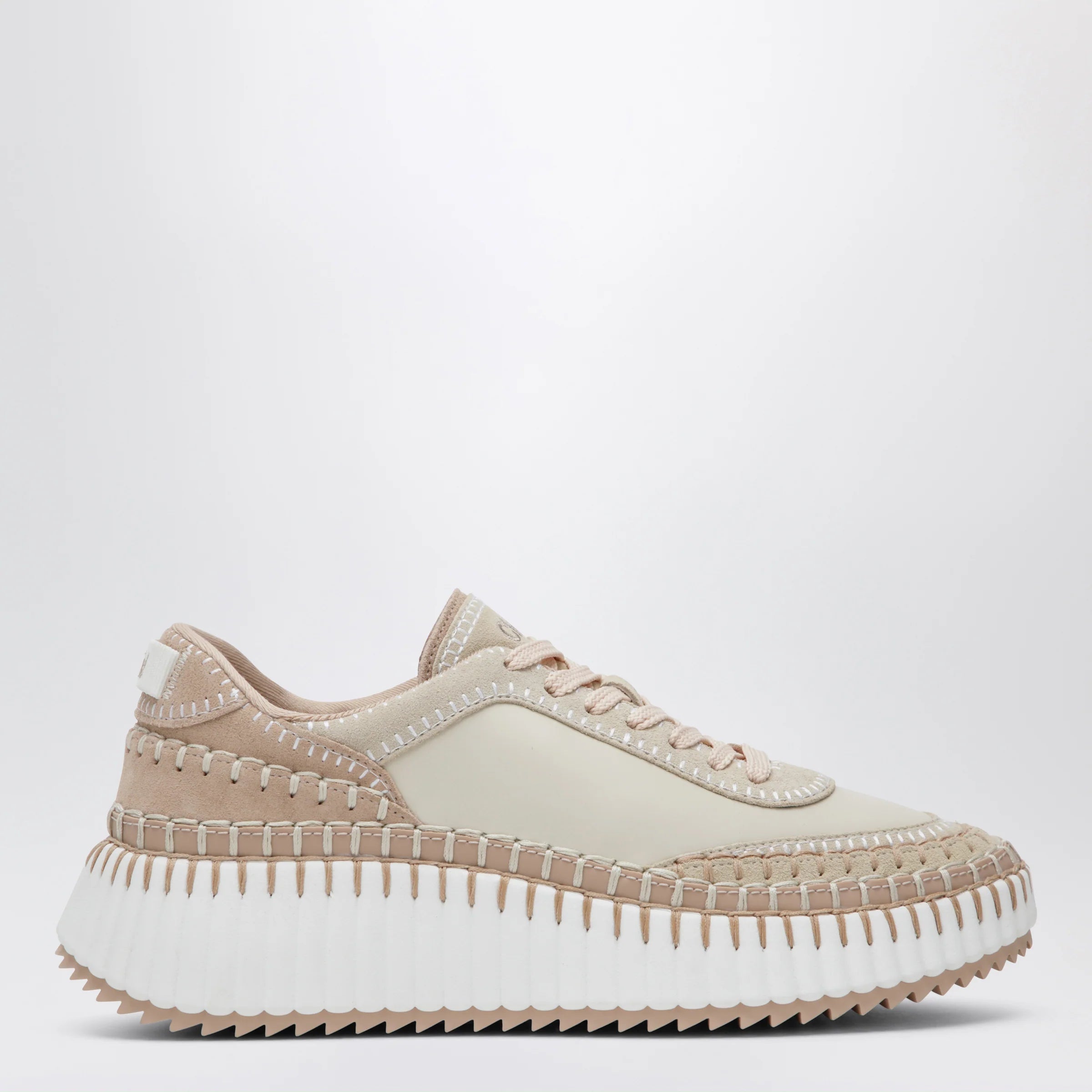 Chloé Nama Sneakers in Blushy Grey