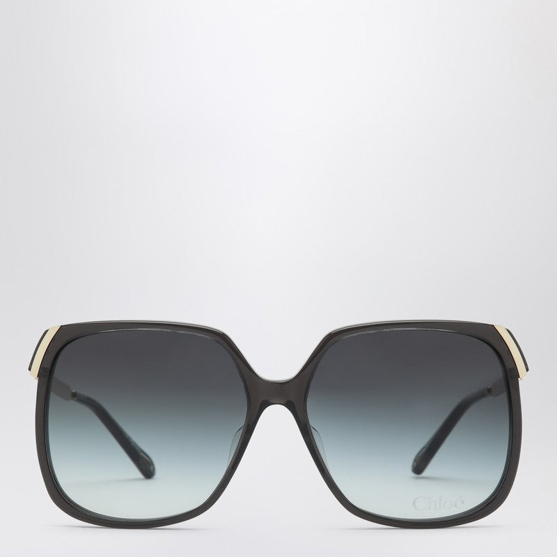 Chloé Aly gold and gray sunglasses
