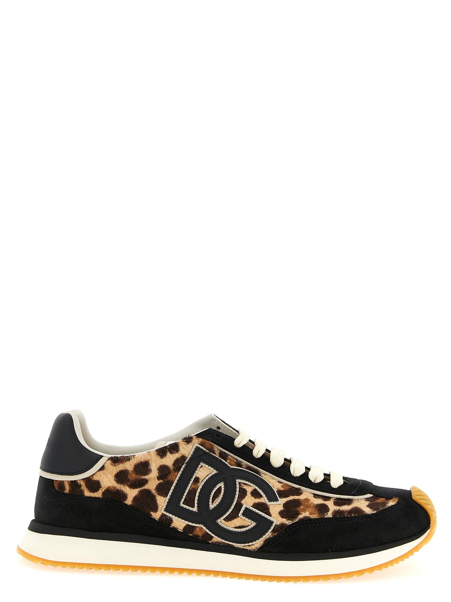 Dolce & Gabbana Sneakers — DG Cushion Leopard Suede