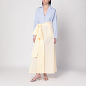 BERNADETTE Clarence shirt dress in striped cotton