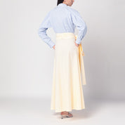 BERNADETTE Clarence shirt dress in striped cotton