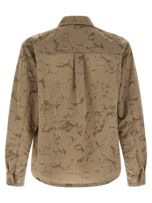 Laminar Ripstop Overshirt — Beige Men's Shirt