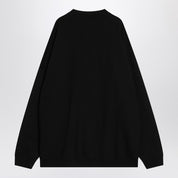 Champion x Rick Owens Black Jumbo Jeson sweatshirt in cotton