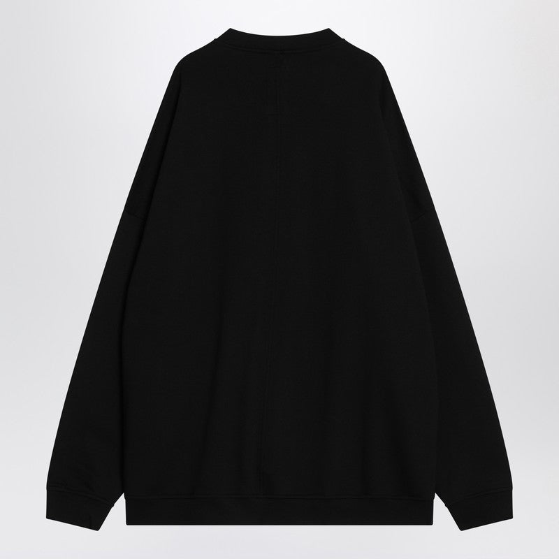 Champion x Rick Owens Black Jumbo Jeson sweatshirt in cotton