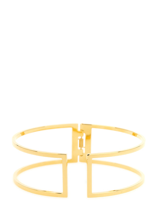Elisabetta Franchi Chocker Necklace — Gold Jewellery