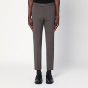 PT Torino Taupe colour wool trousers