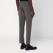 PT Torino Taupe colour wool trousers