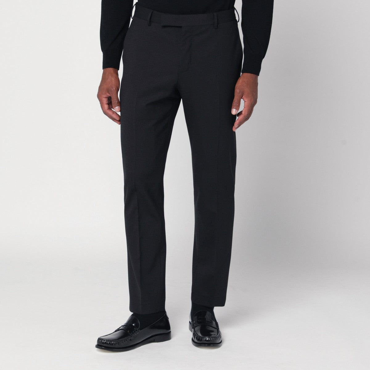 PT Torino Dieci black trousers