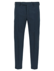 Pt Torino Dieci Trousers — Blue Stretch Wool | Aumifour
