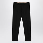PT Torino Black wool trousers