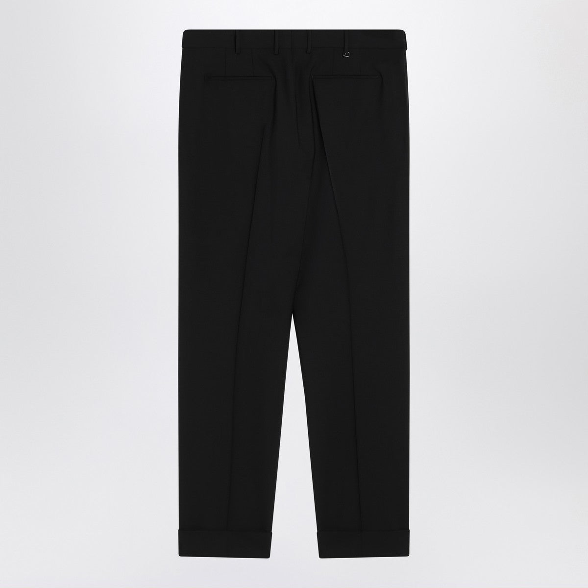 PT Torino Black virgin wool trousers