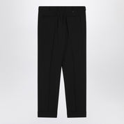 PT Torino Black virgin wool trousers