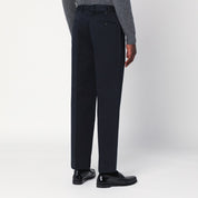 Pantalon en coton bleu marine PT Torino