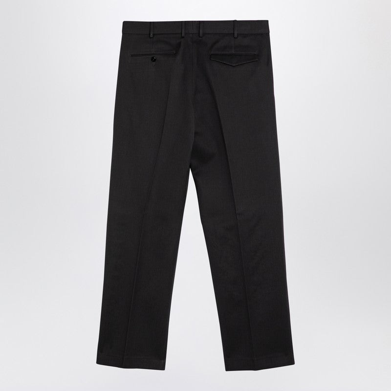 PT Torino Michael black cotton trousers