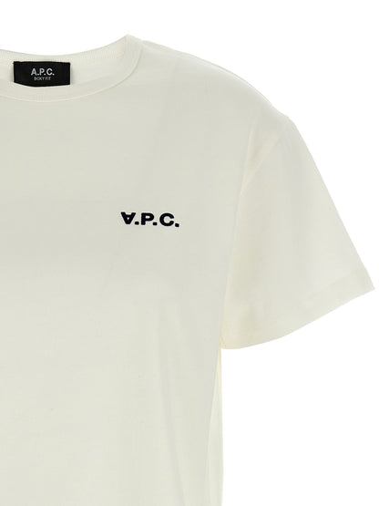 A.p.c. Boxy Petit Vpc T-shirt — Women's Topwear, White