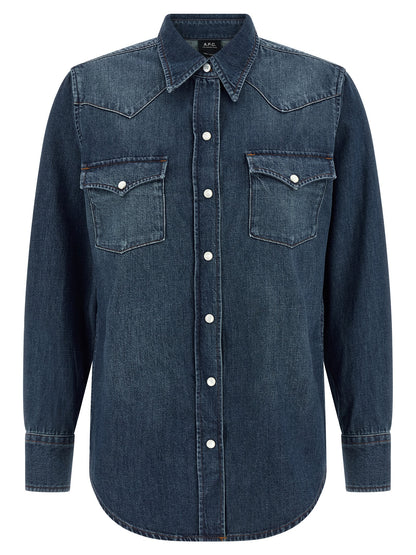 A.p.c. Western Shirt — Denim Shirt for Women