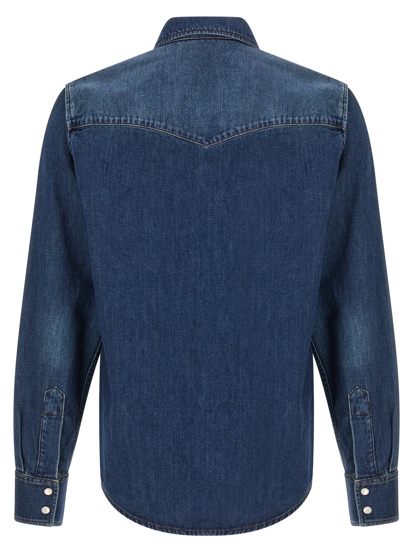 A.p.c. Western Shirt — Men's Denim Shirt, Organic Cotton