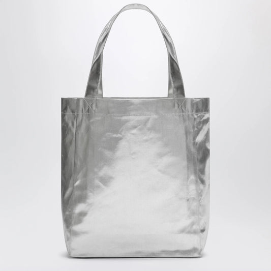 A.P.C. Small Lou Metallic Silver Tote Bag — Shop New
