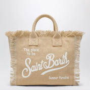 MC2 Saint Barth Beige Colette cotton bag