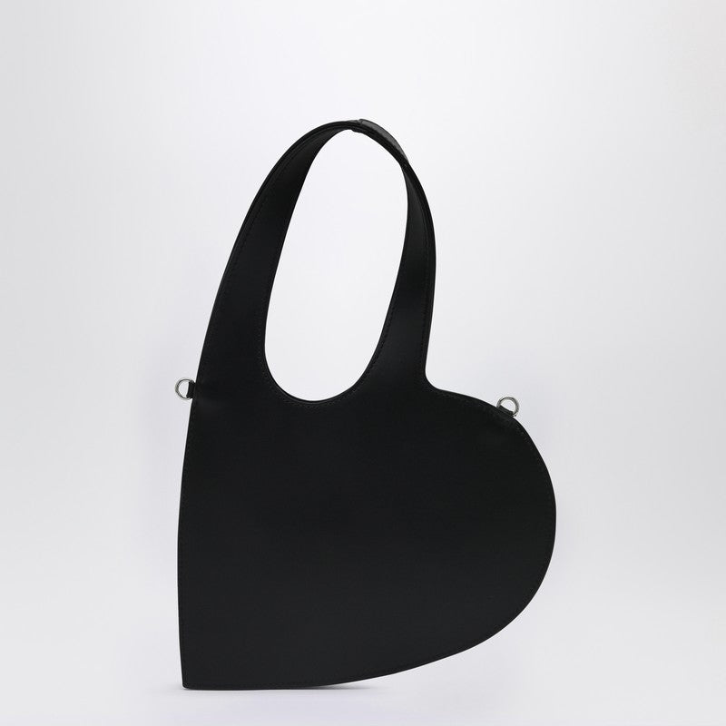 Bolso Coperni Mini Heart de piel negra