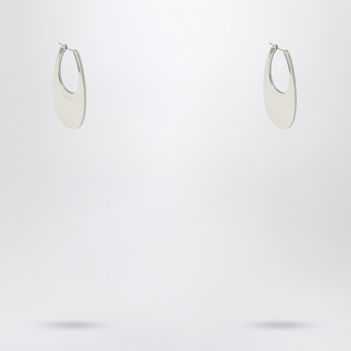 Coperni Large silver Swipe earrings