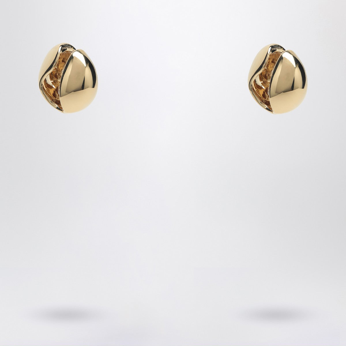 Boucles d'oreilles Coperni Gold avec logo C