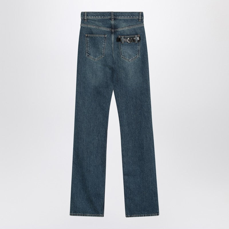 Coperni Organic washed blue denim jeans