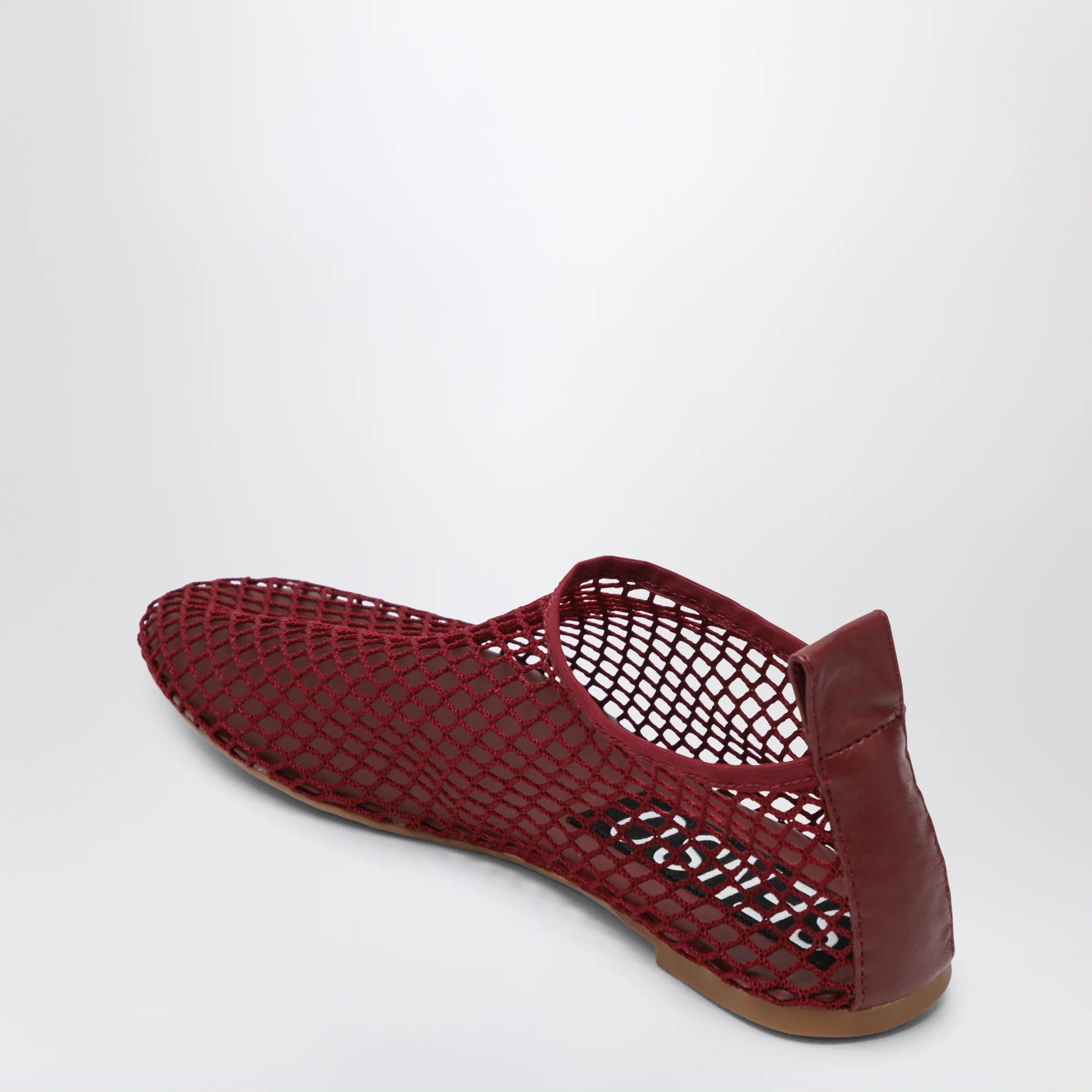 SENSO Mesh fabric ballerinas Merlot