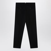 PT Torino Black virgin wool trousers