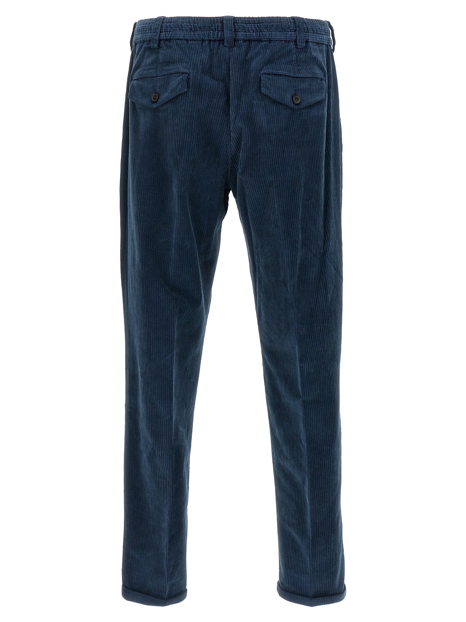 Pt Torino The Rebel Pants – Blue Corduroy Trousers