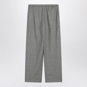 Gray Wide Pants with Drawstring — LouLou De Saison