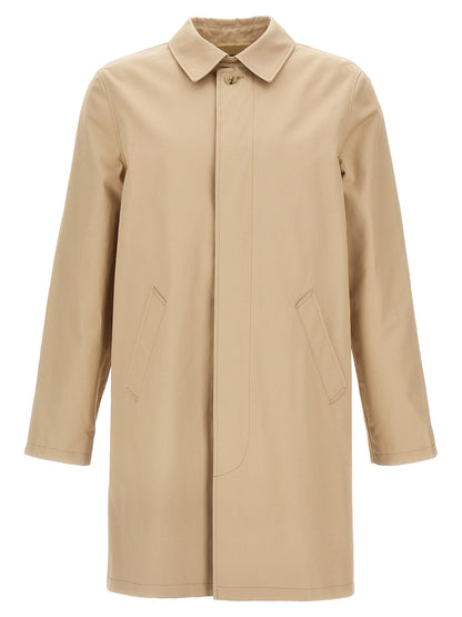 A.p.c. Mac Ville Trench Coat — Men's Beige Trench (SS26)