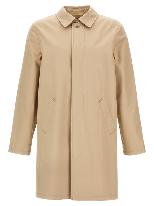 A.p.c. Mac Ville Trench Coat — Men's Beige Trench (SS26)