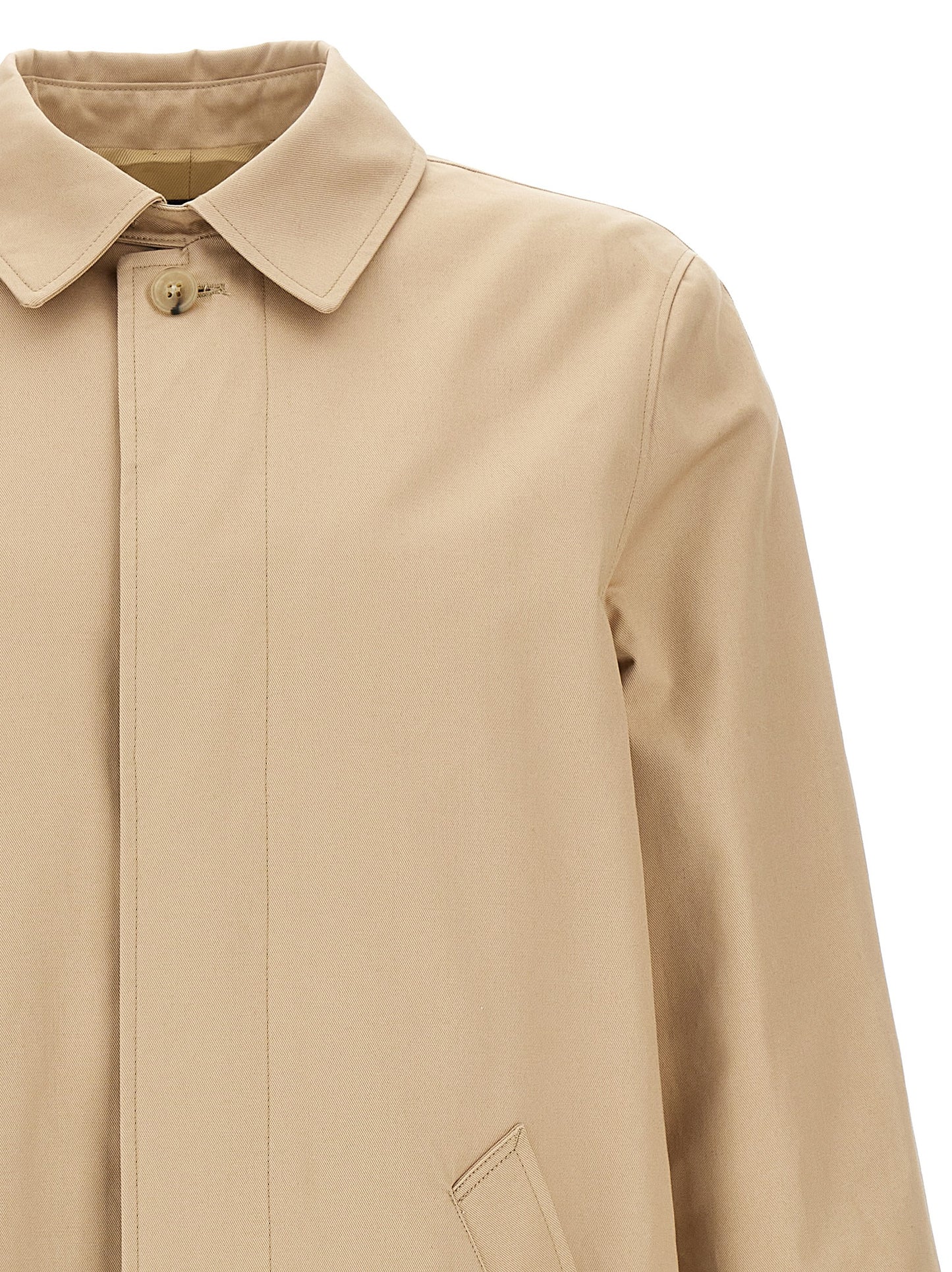 A.p.c. Mac Ville Trench Coat — Men's Beige Trench (SS26)