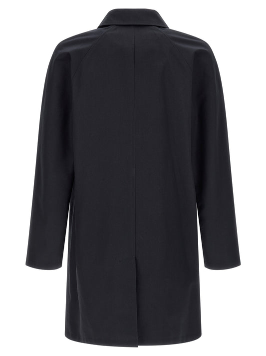 A.p.c. Mac Ville Trench Coat — Men's Blue Coat