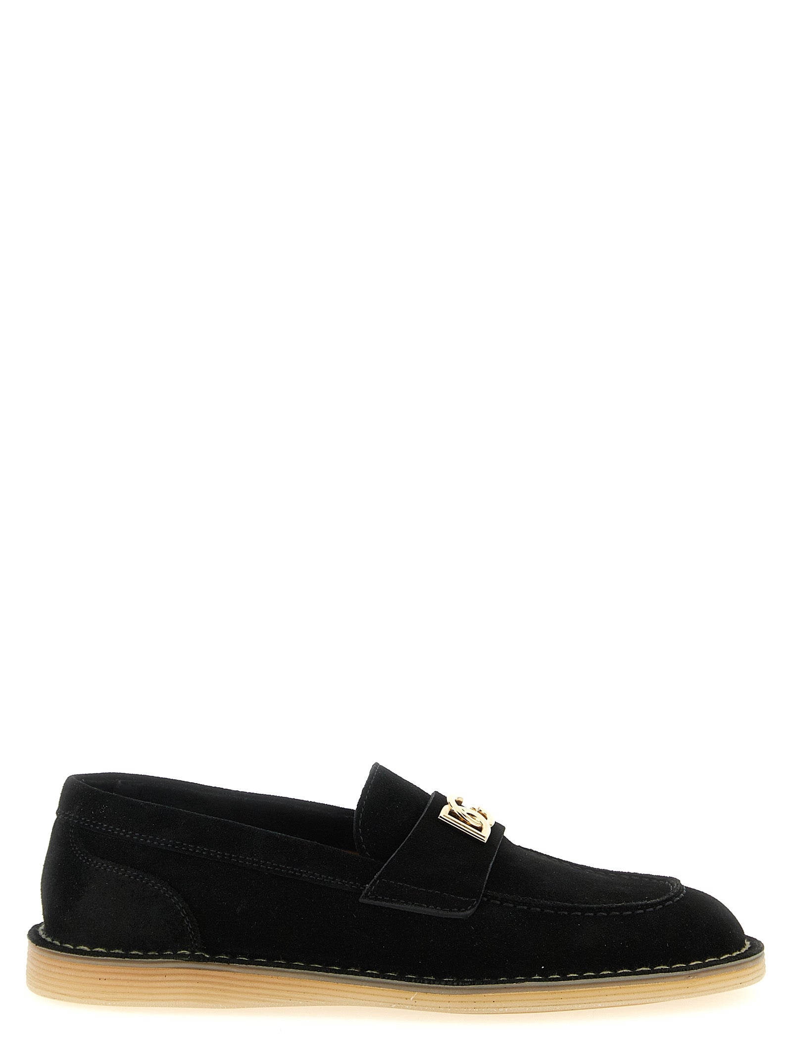 Dolce & Gabbana Casual Loafers – Black Moccasins