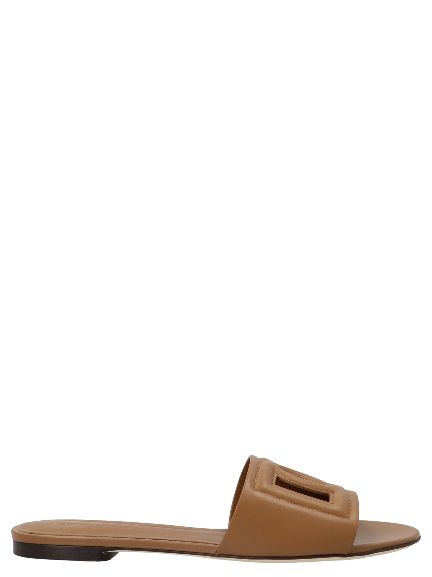 Dolce & Gabbana Sandals — DG Millennials Slide, Brown