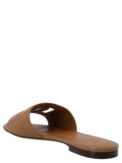 Dolce & Gabbana Sandals — DG Millennials Slide, Brown