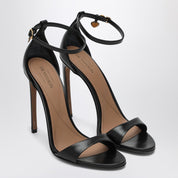 Dolce & Gabbana Black patent leather Devotion sandals