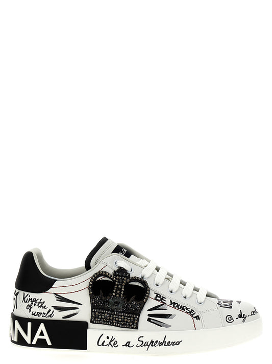 Dolce & Gabbana Portofino Sneakers for Men — Luxury Lace-Up