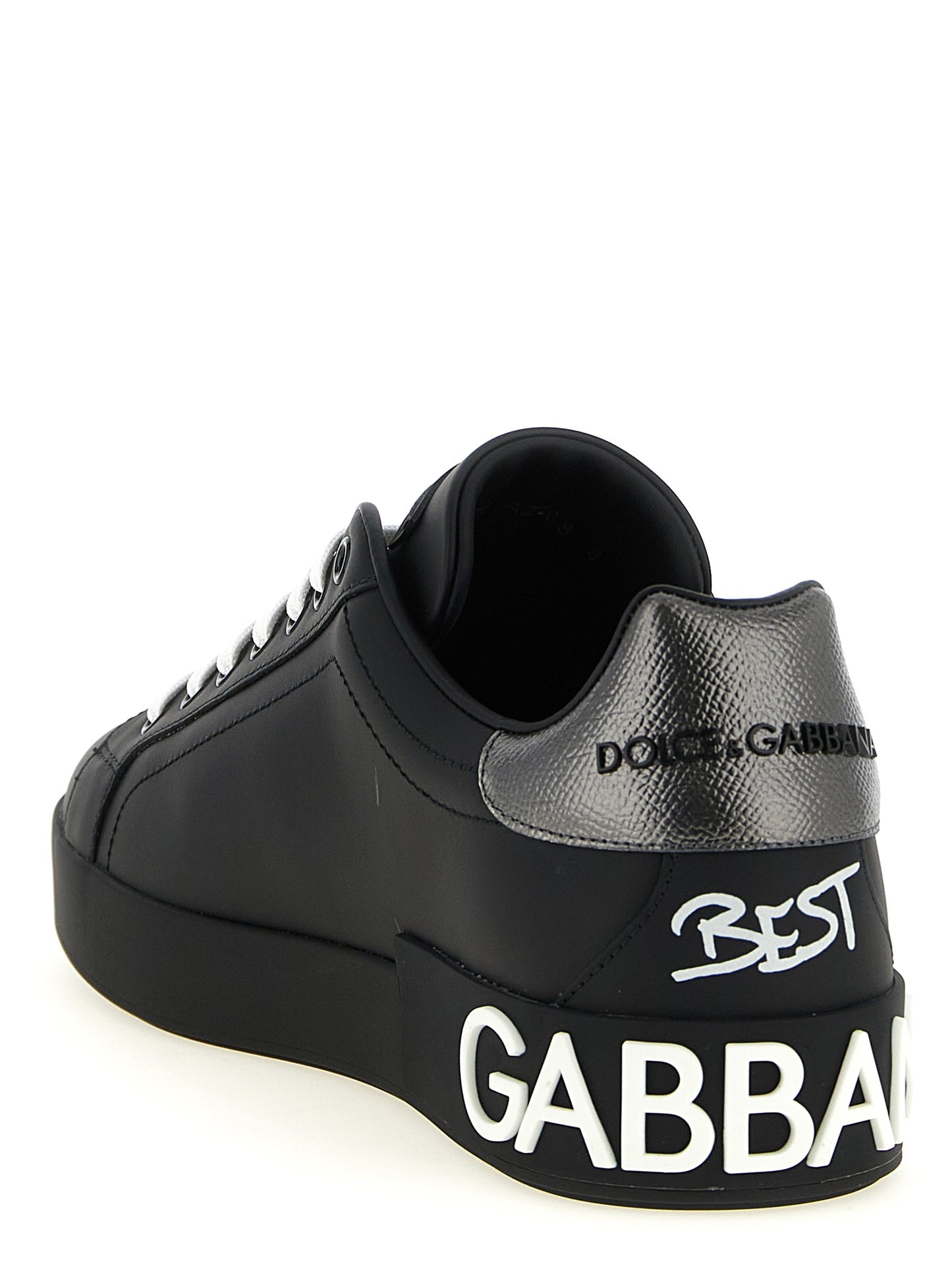 Dolce & Gabbana Portofino Sneakers for Men — Black