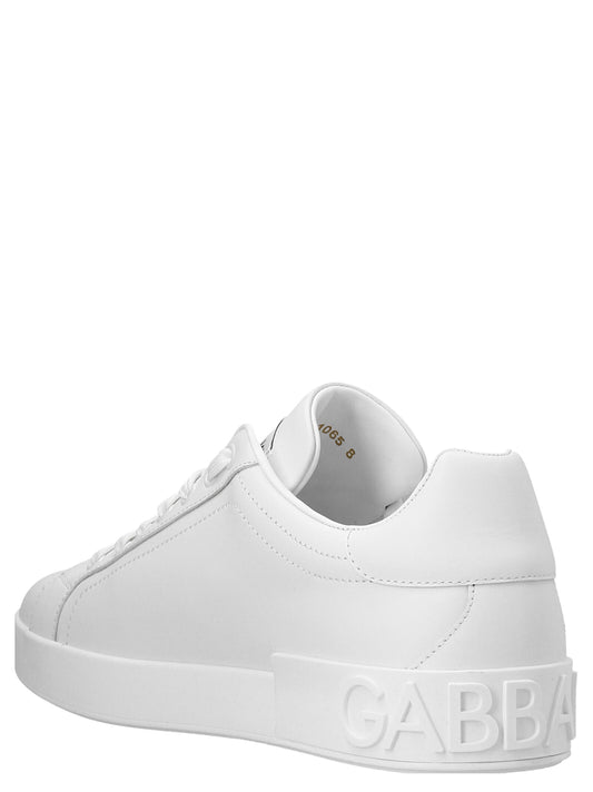 Dolce & Gabbana Portofino Sneakers for Men — White